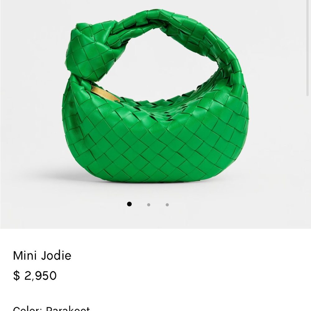 Bottega Veneta Green Mini Jodie bag
